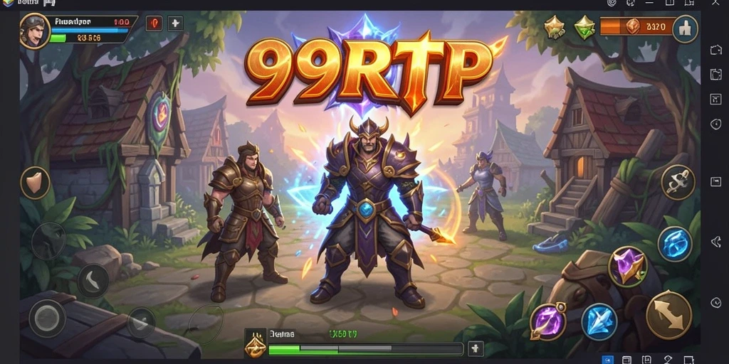 Tangkapan layar menunjukkan aksi mendebarkan dari gameplay 99RTP.