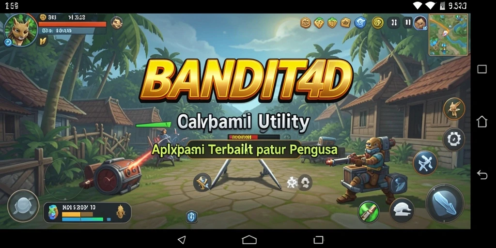Screenshot utama BANDIT4D menampilkan antarmuka yang pengguna ramah.