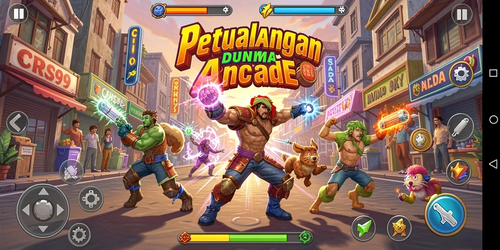 Tampilan gameplay CRS99 yang penuh aksi dan tantangan.