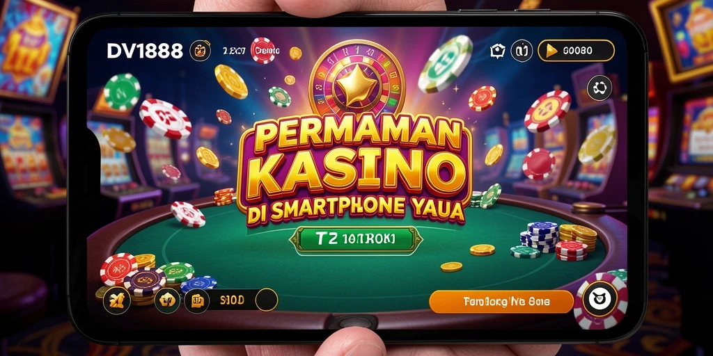 Tampilan screenshot gameplay DV188 dengan suasana Kasino yang menarik.