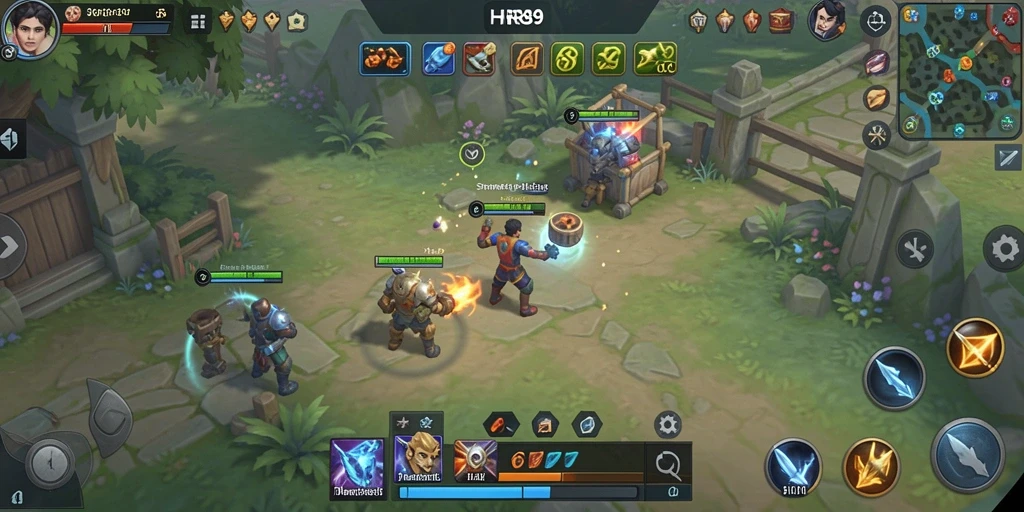 Tampilan utama dari gameplay SLG yang mendebarkan dan penuh strategi.
